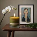 juniper journey natural candle by prosody london with orchid and wild flower