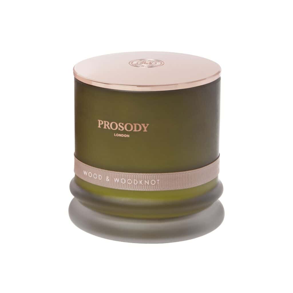 Wood-Woodknot-organic-natural-scented-candle wood & woodknot organic candle - green glass