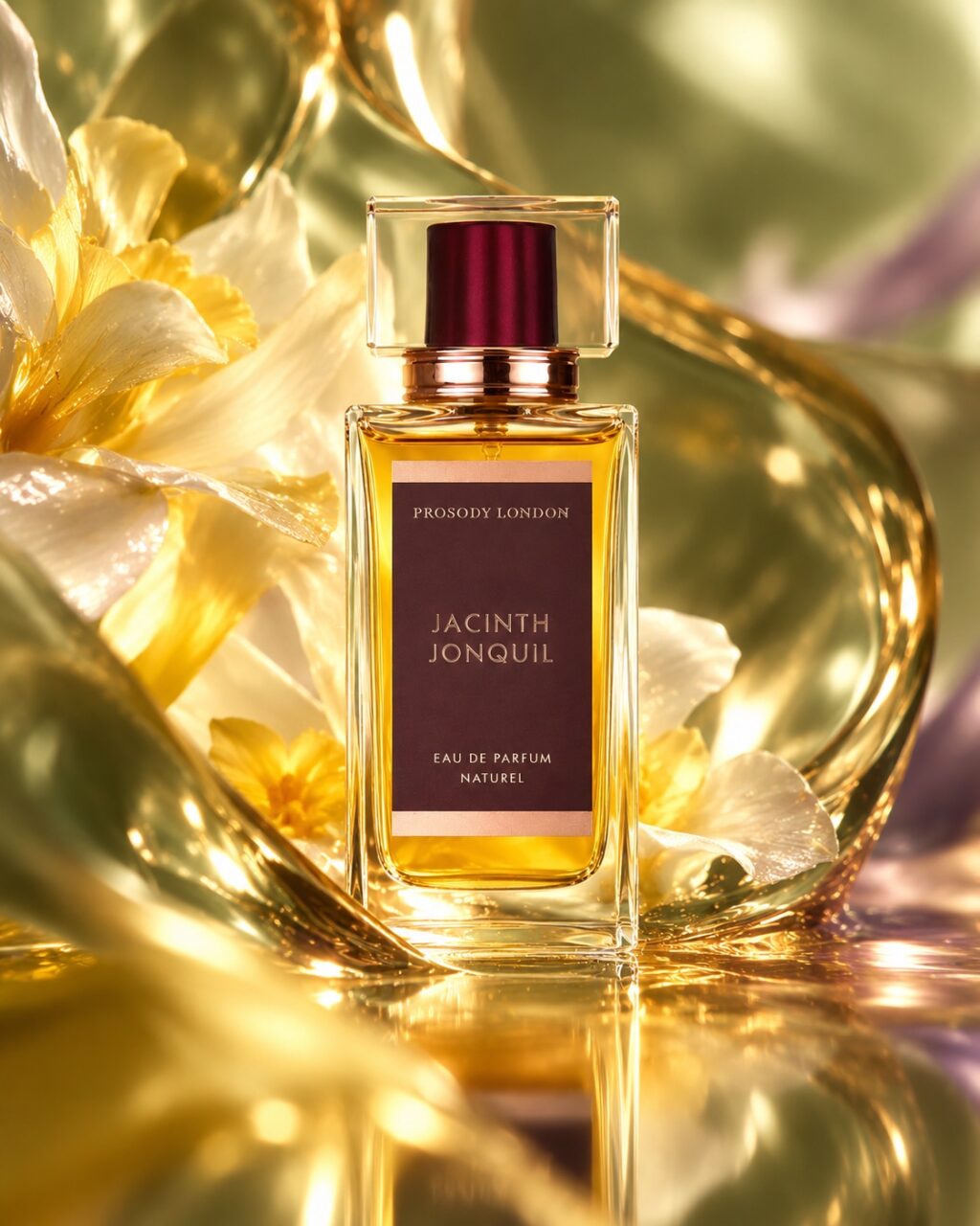 Jacinth Jonquil natural eau de parfum by Prosody London, liquid gold