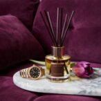 carissima natural reed diffuser by prosody london with golden watch