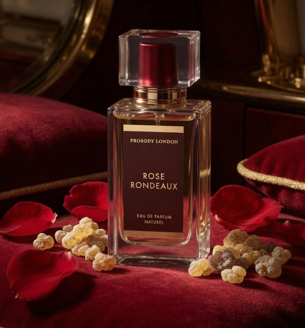 Is Niche Perfume Worth the Price? A Perfumer's View 5 Prosody London Rose Rondeaux eau de parfum naturel with frankincense resin tears — botanical frankincense perfume