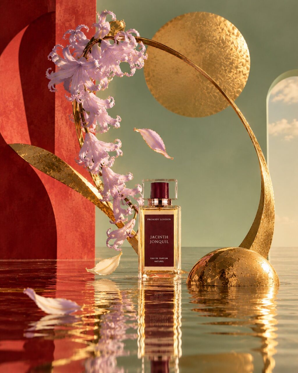 Best Natural Perfume Gifts for Christmas 2026: A Perfumer’s Guide for Her, Him & Home 5 Jacinth Jonquil natural perfume with hyacinth and gold, an elegant floral Christmas perfume gift for her